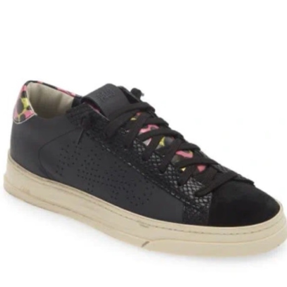 NIB P448 Jack Sneaker in Leopard Viper, Women’s Size 39 NWT